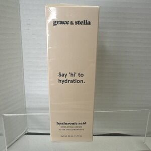Grace & Stella Say 'Hi'‎ To Hydration Hydrating Serum 1.7 oz New Sealed
